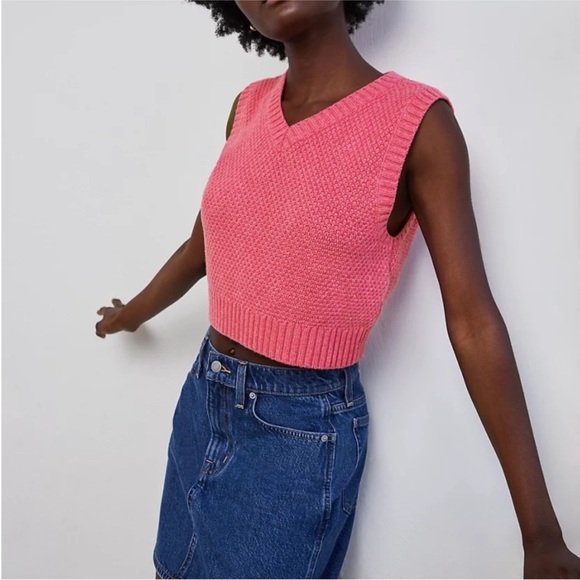 Sunday Best Sweaters - Aritzia Sunday Best Sparrow Sweater Vest Pink Small